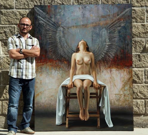 Angel 180 x 140 pintor